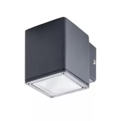   Kanlux 29000 GORI EL 135 D kültéri kerti lámpa antracit színben, oldalfali, GU10 foglalat, max 35W teljesítmény, IP44 védettséggel, 220-240 V (Kanlux 29000)