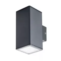   Kanlux 29001 GORI EL 235 D kültéri kerti lámpa antracit színben, oldalfali, GU10 foglalat, 2x max 35W teljesítmény, IP44 védettséggel, 220-240 V (Kanlux 29001)