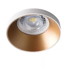   Kanlux 29140 SIMEN DSO W/G kerek beltéri SPOT dekorációs keret fehér/arany színben, MR16 foglalathoz, max 35W teljesítmény, IP20 védettséggel, 12 V (Kanlux 29140)