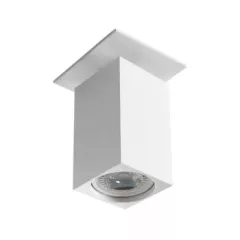   Kanlux 29312 CHIRO GU10 DTL-W szögletes beltéri álmennyezeti lámpa fehér színben, GU10 foglalat, max 35W teljesítmény, IP20 védettséggel, 220-240 V (Kanlux 29312)