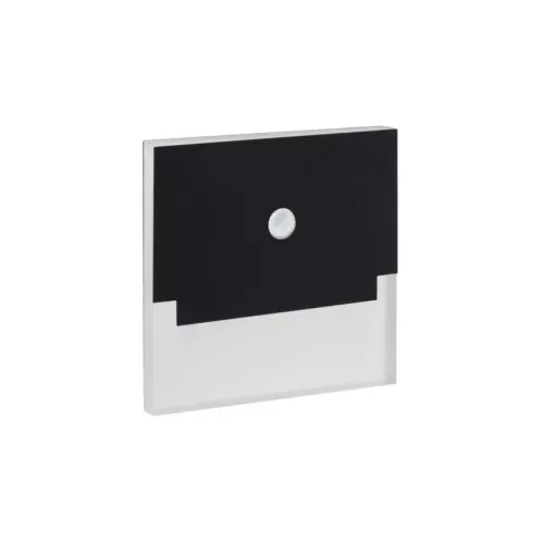 Kanlux 29858 SABIK LED PIR B-NW LED lépcsővilágító lámpatest, fehér színben, 14lm, 0,8W teljesítmény, 50000h élettartammal, IP20 védettséggel, 12V, 4000K (Kanlux 29858)