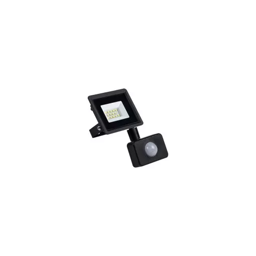 Kanlux 31397 GRUN NV LED-10-B-SE LED reflektor, 10W teljesítmény, fekete színben, 800lm, 25000h élettartammal, IP44 védettséggel, 4000K, 220-240V (Kanlux 31397)