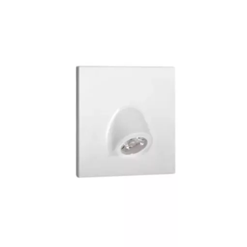 Kanlux 32495 MEFIS LED W-NW szögletes beltéri lépcsővilágító lámpa fehér színben, 35 lm, 0,7W teljesítmény, 50000 h élettartammal, IP20 védettséggel, 12V DC, 4000 K (Kanlux 32495)
