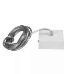   Kanlux 32534 ALIN CORD SQ 1F-W tápcsatlakozó (Kanlux 32534)