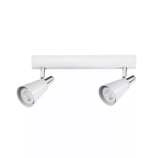 Kanlux 33092 SEMPRA EL-2I W-SR lámpa GU10 foglalattal, beltéri oldalfali/mennyezeti, fehér színben, 2x max 35W teljesítmény, IP20 védettséggel, 220-240 V (Kanlux 33092)