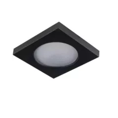   Kanlux 33120 FLINI DSL-B dekorációs keret szögletes beltéri álmennyezeti lámpához fekete színben, MR16 foglalattal, max 10W teljesítmény, IP44/20 védettséggel, 12 V (Kanlux 33120)
