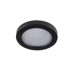   Kanlux 33122 FLINI DSO-B dekorációs keret kerek beltéri álmennyezeti lámpához fekete színben, MR16 foglalattal, max 10W teljesítmény, IP44/20 védettséggel, 12 V (Kanlux 33122)