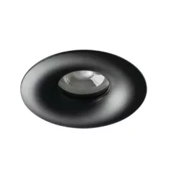   Kanlux 33126 DROXY IP65 DSO-B kerek beltéri fürdőszobai SPOT lámpa fekete színben, fényforrás és foglalat nélkül, IP65/20 védettséggel ( Kanlux 33126 )