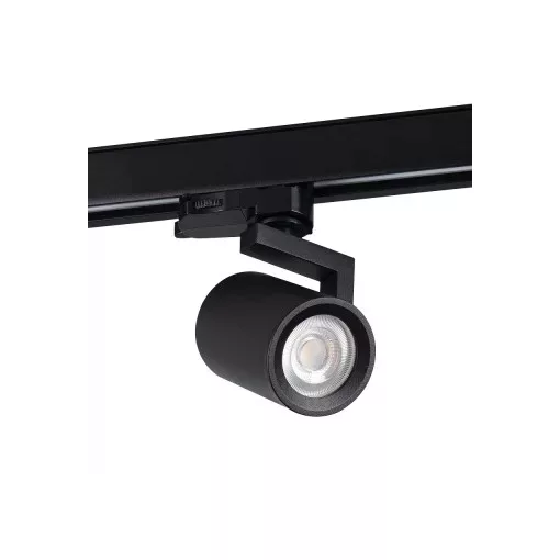 Kanlux 33146 ATL4 GU10-B sínre szerelhető lámpa fekete színben, GU10 foglalattal, max 10W teljesítmény, IP20 védettséggel, 220-240V AC (Kanlux 33146)