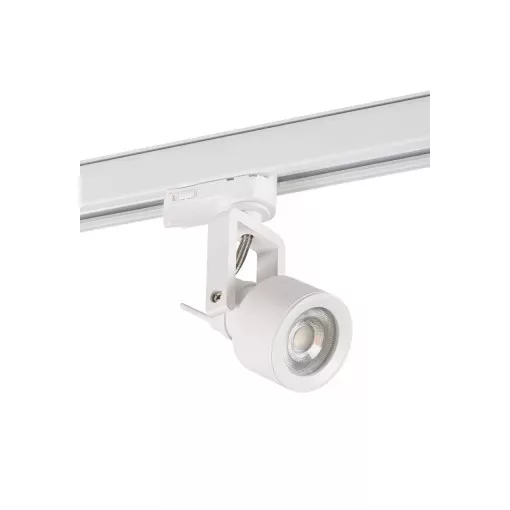 Kanlux 33149 ATL5 GU10-W Sínre szerelhető lámpatest, 10W teljesítménnyel, fehér színben, IP20 védettséggel, 220-240V (Kanlux 33149)