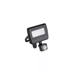   Kanlux 33205 ANTEM LED 10W-NW-SE B kültéri LED reflektor mozgásérzékelővel, fekete színben, 800lm, 10W teljesítmény, 15000h élettartammal, IP44 védettséggel, 220-240V, 4000K (Kanlux 33205)