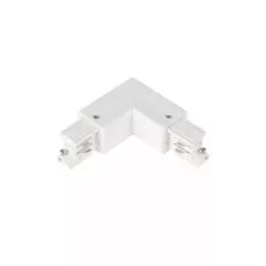  Kanlux 33244 TEAR N CON-L LR-W csatlakozó kábelsínes rendszerhez fehér színben, 16A, 220-240V, IP20 védettséggel (Kanlux 33244)