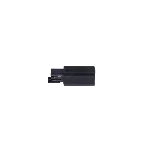 Kanlux 33261 TEAR N PCON L-B tápcsatlakozó kábelsínes rendszerhez fekete színben, 16A, 220-240V, IP20 védettséggel (Kanlux 33261)