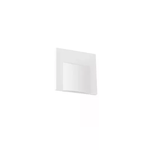 Kanlux 33321 ERINUS LED L W-NW szögletes beltéri lépcsővilágító lámpa fehér színben, 15 lm, 0,8W teljesítmény, 30000 h élettartammal, IP20 védettséggel, 12V DC, 4000 K (Kanlux 33321)