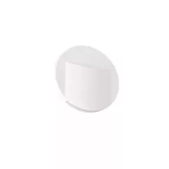   Kanlux 33322 ERINUS LED O W-WW kerek beltéri lépcsővilágító lámpa fehér színben, 15 lm, 0,8W teljesítmény, 30000 h élettartammal, IP20 védettséggel, 12V DC, 3000 K (Kanlux 33322)