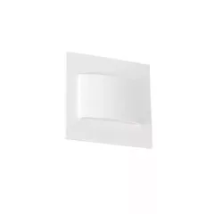   Kanlux 33324 ERINUS LED LL W-WW szögletes beltéri lépcsővilágító lámpa fehér színben, 30 lm, 1,5W teljesítmény, 30000 h élettartammal, IP20 védettséggel, 12V DC, 3000 K (Kanlux 33324)