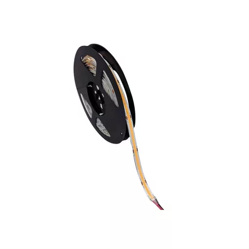 Kanlux 33351 LCOB 10W/M 24 IP00-WW LED szalag beltéri 10W/m teljesítménnyel, 920lm, 3000K melegfehér színhőmérséklettel, 24V DC, 8mm széles - 5fm/db