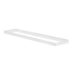   Kanlux 33390 ADTR-H 12030 W mennyezeti acél kiemelő keret LED panelekhez, fehér színben, 1200x300x65 (Kanlux 33390)