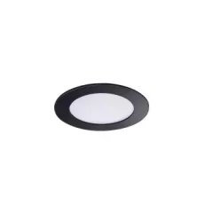   Kanlux 33562 ROUNDA V2LED6W-WW-B kerek beltéri álmennyezeti LED lámpa fekete színben, 270 lm, 6W teljesítmény, 15000 h élettartammal, IP44/20 védettséggel, 220-240 V, 3000 K (Kanlux 33562)