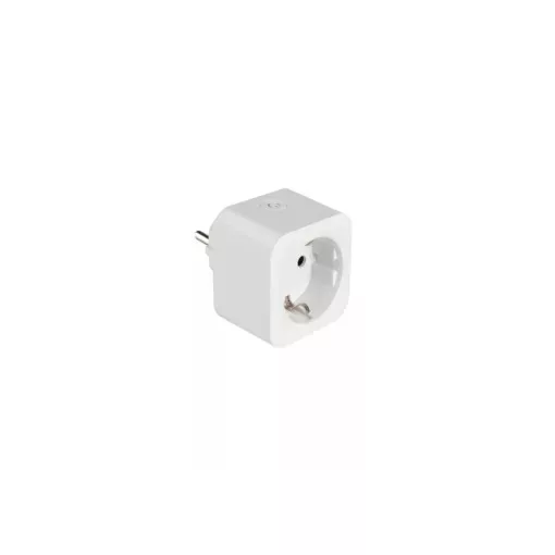 Kanlux 33704 Smart AD GN SCH 16A PM dugalj adapter, fehér színben, IP20 védettséggel, 16A, 220-240V (Kanlux 33704)