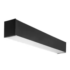   Kanlux 33915 AL-SH-WW-MAT-B-NT LED lámpatest, 19W teljesítmény, fekete színben, 2250lm, 50000h élettartammal, IP20 védettséggel, 3000K, 220-240V (Kanlux 33915)
