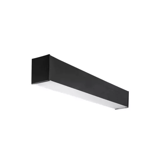 Kanlux 33915 AL-SH-WW-MAT-B-NT LED lámpatest, 19W teljesítmény, fekete színben, 2250lm, 50000h élettartammal, IP20 védettséggel, 3000K, 220-240V (Kanlux 33915)