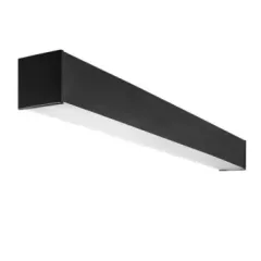   Kanlux 34051 AL-MM-WW-MAT-B-NT LED lámpatest, 29W teljesítmény, fekete színben, 3450lm, 50000h élettartammal, IP20 védettséggel, 3000K, 220-240V (Kanlux 34051)