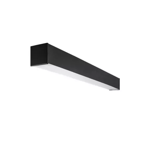 Kanlux 34051 AL-MM-WW-MAT-B-NT LED lámpatest, 29W teljesítmény, fekete színben, 3450lm, 50000h élettartammal, IP20 védettséggel, 3000K, 220-240V (Kanlux 34051)