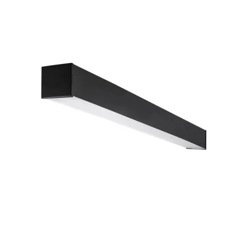 Kanlux 34094 AL-LL-WW-MAT-B-NT LED lámpatest, 33W teljesítmény, fekete színben, 4100lm, 50000h élettartammal, IP20 védettséggel, 3000K, 220-240V (Kanlux 34094)