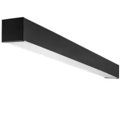   Kanlux 34095 AL-LH-WW-MAT-B-NT LED lámpatest, 52W teljesítmény, fekete színben, 5600lm, 50000h élettartammal, IP20 védettséggel, 3000K, 220-240V (Kanlux 34095)