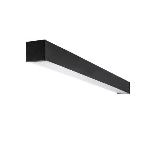 Kanlux 34095 AL-LH-WW-MAT-B-NT LED lámpatest, 52W teljesítmény, fekete színben, 5600lm, 50000h élettartammal, IP20 védettséggel, 3000K, 220-240V (Kanlux 34095)