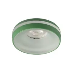   Kanlux 35296 ELICEO DSO GR spot dekorációs keret, fényforrás és foglalat nélkül zöld színben, IP20 védettséggel (Kanlux 35296)