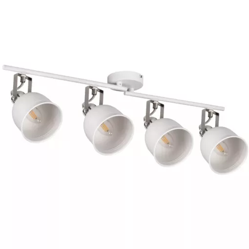 Kanlux 35647 DERATO EL-4I W-SR beltéri oldalfali/mennyezeti lámpa fehér/ezüst színben, 4db E14 foglalattal, 4x max 8W teljesítmény, IP20 védettséggel, 220-240V ( Kanlux 35647 )