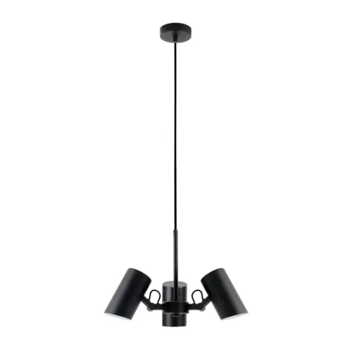 Kanlux 36252 AGZAR C 3xE14 B beltéri függő lámpa fekete színben, 3db E14 foglalat, 3x max 5W teljesítmény, IP20 védettséggel, 220-240V ( Kanlux 36252 )