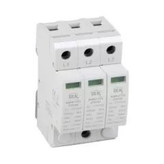   Kanlux 36315 KSPD-T1T2 275/150 3P Túlfeszültség korlátozó, T1+T2 védelemmel, limp:8kA, lmax:50kA, 3P, IP20 védettséggel, 230V (Kanlux 36315)