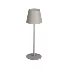   Kanlux 36326 INITA LED GR Led asztali lámpa, szürke színben, 165lm, 1,2W teljesítmény, 25000h élettartammal, IP54 védettséggel, 3000K, 3,7V (Kanlux 36326)
