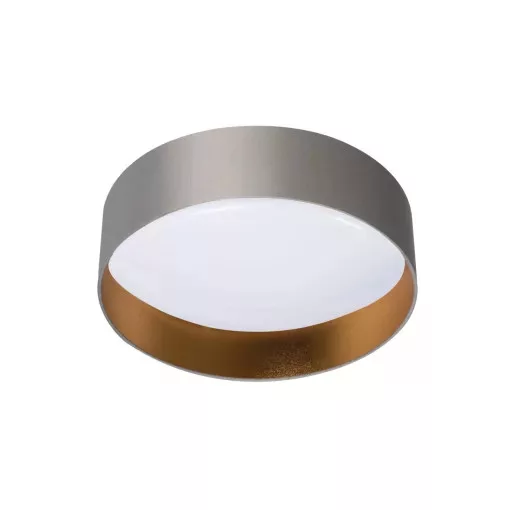 Kanlux 36467 RIFA LED17,5W WW GR/G kerek beltéri mennyezeti lámpatest szürke / arany színben, 1450lm, 17,5W teljesítmény, 25000h élettartammal, IP20 védettséggel, 3000K, 220-240V AC (Kanlux 36467)