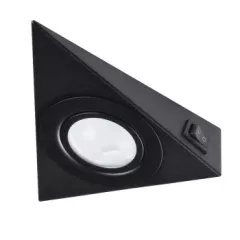   Kanlux 36632 ZEPO LFD-T02/S-B Bútorvilágító spot lámpatest kapcsolós változat, fekete színben, max 10W teljesítmény, G4 foglalattal, IP20 védettséggel, 12V (Kanlux 36632)