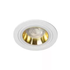   Kanlux 37254 FELINE DSO G/W spot dekorációs keret, fényforrás és foglalat nélkül, IP20 védettséggel, arany/fehér színben (Kanlux 37254)