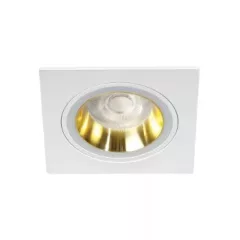  Kanlux 37261 FELINE DSL G/W spot dekorációs keret, fényforrás és foglalat nélkül, IP20 védettséggel, arany/fehér színben (Kanlux 37261)