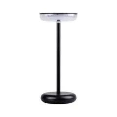   Kanlux 37311 FLUXY LED B asztali lámpa, fekete színben, 140lm, 1,7W teljesítmény, 25000h élettartammal, IP44 védettséggel, 3000K, 3,7V (Kanlux 37311)