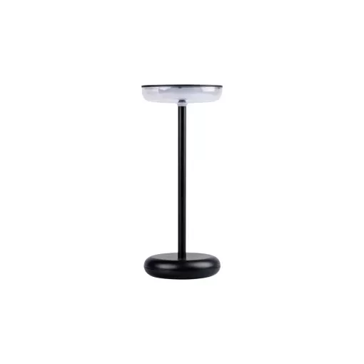 Kanlux 37311 FLUXY LED B asztali lámpa, fekete színben, 140lm, 1,7W teljesítmény, 25000h élettartammal, IP44 védettséggel, 3000K, 3,7V (Kanlux 37311)