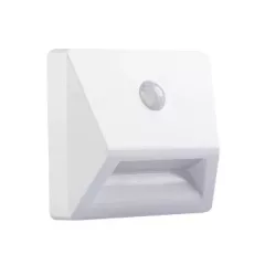  Kanlux 37392 IRS3xAAA LED PIR W-NW LED lépcsővilágító lámpatest, fehér színben, 10lm, 0,3W teljesítmény, 25000h élettartammal, IP54 védettséggel, 3x1,5V, 4000K (Kanlux 37392)