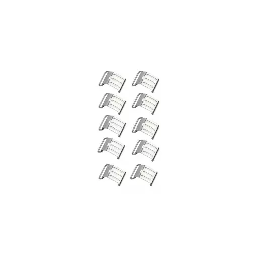 Kanlux 38145 CL-MAH PRO-INOX 1,2m klipsz MAH PRO por -és páramentes lámpatesthez, 10 db/csomag (Kanlux 38145)