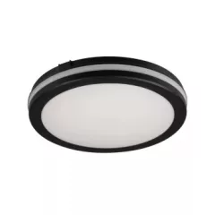   Kanlux 38385 BENO ECO 30W CCT O B kerek kültéri mennyezeti/oldalfali LED lámpatest fekete színben, 2150 (WW) / 2400 (NW) / 2300 (CW)lm, 30W, 30000h, IP65, 220-240V AC, 3000/4000/6500K (Kanlux 38385)