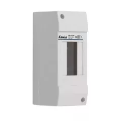   Kanlux 3850 DB102W 1X2P/SM DB1 műanyag kiselosztó, 2 modul, 1 sor, IP30, ajtó nélkül, falon kívüli (Kanlux 3850)