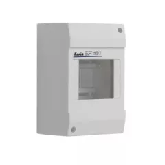   Kanlux 3851 DB104W 1X4P/SM DB1 műanyag kiselosztó, 4 modul, 1 sor, IP30, ajtó nélkül, falon kívüli (Kanlux 3851)