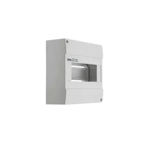 Kanlux 3852 DB108W 1X8P/SM DB1 műanyag kiselosztó, 8 modul, 1 sor, IP30, ajtó nélkül, falon kívüli (Kanlux 3852)