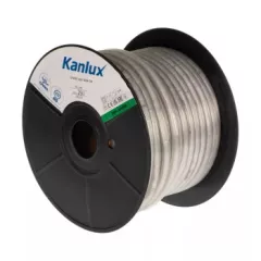   Kanlux 38586 GIVRO LED 50M-GR kültéri világító cső(fényszalag) 2W/m teljesítménnyel, 29lm/m, zöld színhőmérséklet, 210V DC, IP65, 15000h, 13mm átmérő - 50fm/db (Kanlux 38586)