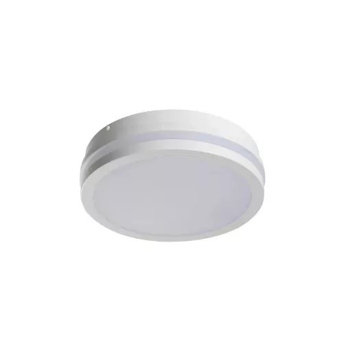 Kanlux 38777 BENO 12-18W CCT-O-SEW kerek kültéri mennyezeti/oldalfali LED lámpatest mozgásérzékelővel fehér színben, max 1920 / 2080 / 2060lm, 12 / 18W, 50000h, IP65, 3000/3500/4000K (Kanlux 38777)